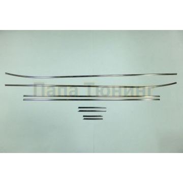 Нижние молдинги стекол 8 частей Omsa_Line для Hyundai i30 2012-2017 Нижние молдинги стекол 8 частей Omsa_Line для Hyundai i30 2012-2017