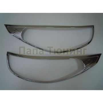 Накладки на передние фары OEM Tuning для Hyundai ix35 2010-2015