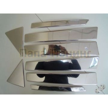 Молдинги дверных стоек 8 частей Omsa_Line для Hyundai ix35 2010-2015 Молдинги дверных стоек 8 частей Omsa_Line для Hyundai ix35 2010-2015