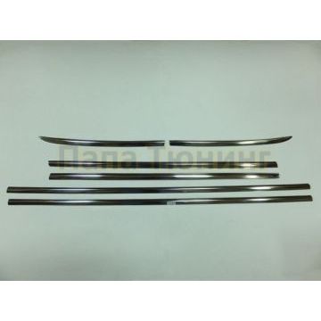 Нижние молдинги стекол 6 частей Omsa_Line для Hyundai Santa Fe 2006-2012 Нижние молдинги стекол 6 частей Omsa_Line для Hyundai Santa Fe 2006-2012