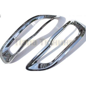 Накладки на задние противотуманные фары OEM Tuning для Jeep Cherokee 2014-2018