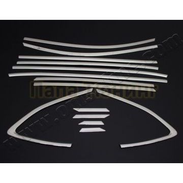 Окантовка на молдинги стекол 14 частей Omsa_Line для Hyundai Tucson 2015-2018