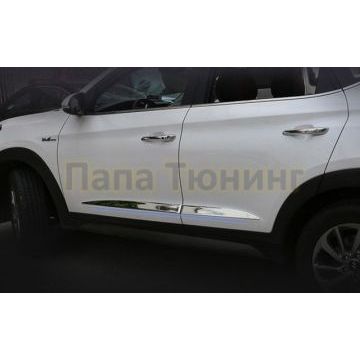 Молдинги на двери OEM Tuning для Hyundai Tucson 2015-2018