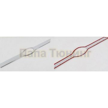 Окантовка логотипа на заднюю дверь OEM Tuning для Hyundai Tucson 2015-2018