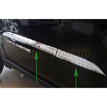 Молдинги боковых дверей OEM Tuning для Jeep Grand Cherokee 2010-