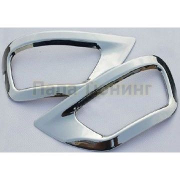 Накладки на задние противотуманные фары OEM Tuning для Jeep Grand Cherokee 2010-