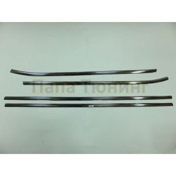 Нижние молдинги стекол 4 части Omsa_Line для Kia Cerato 2009-2012