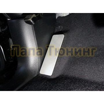 Накладка площадки левой ноги лист алюминий 4 мм ТСС для Infiniti QX80 2018- Накладка площадки левой ноги лист алюминий 4 мм ТСС для Infiniti QX80 2018-