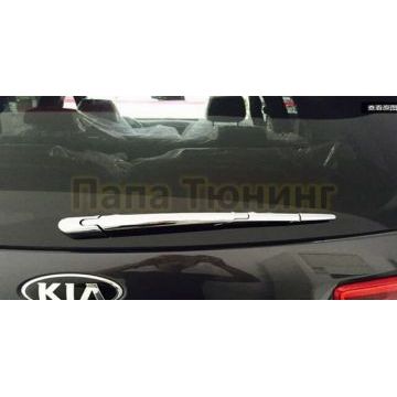 Накладка на дворник пятой двери из 4 частей OEM Tuning для Kia Sorento Prime 2015-2017