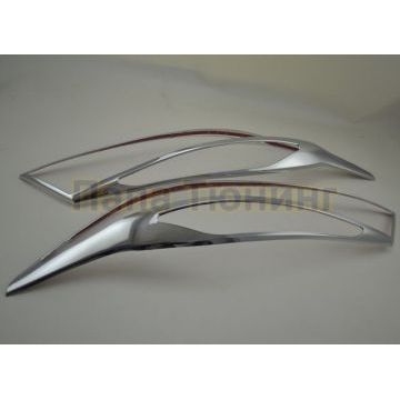 Накладки на передние фары OEM Tuning для Kia Sorento Prime 2015-2017