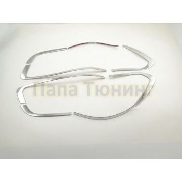 Накладки на задние фонари OEM Tuning для Kia Sorento Prime 2015-2017