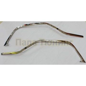 Накладки на передние противотуманные фары OEM Tuning для Kia Sportage 2010-2015