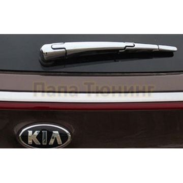 Накладка на дворник пятой двери 4 части хром OEM Tuning для Kia Sportage 2016-