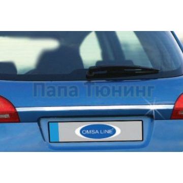 Накладка над номером на крышку багажника Omsa_Line для Kia Venga 2011-2018