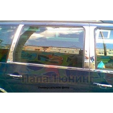 Молдинги дверных стоек 4 части Omsa_Line для Land Rover Freelander 2 2006-2012