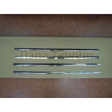 Нижние молдинги стекол 4 части Omsa_Line для Land Rover Freelander 2 2006-2012