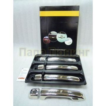 Накладки на 4 дверные ручки Omsa_Line для Toyota Land Cruiser 120/Lexus GX-470 2002-2009