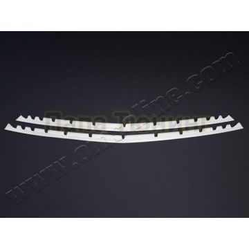 Накладки на передний бампер 2 части на авто с окнами Omsa_Line для Mercedes-Benz V-class/Vito/Viano 2014-