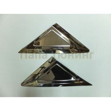 Накладка на ветровичок 2 части Omsa_Line для Mercedes Sprinter/Volkswagen Crafter 2006-2015