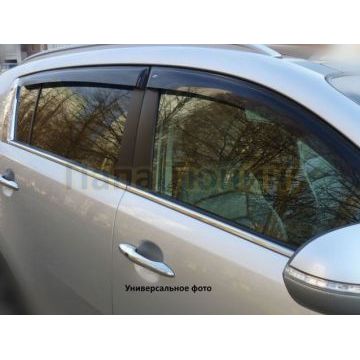 Нижние молдинги стекол 4 части Omsa_Line для Mitsubishi L200 2015-2019