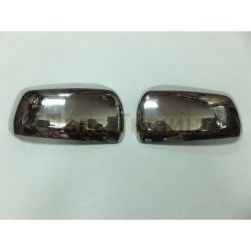 Накладки на зеркала 2 части Omsa_Line для Mitsubishi Lancer 2007-2010