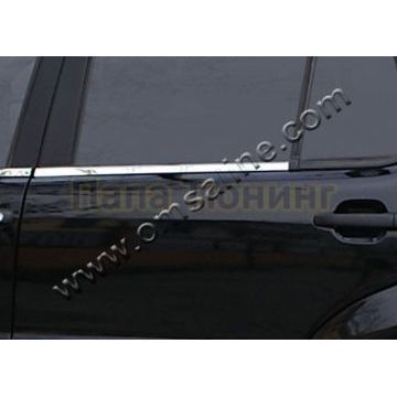Нижние молдинги стекол 4 части Omsa_Line для Mitsubishi Lancer 2007-2010