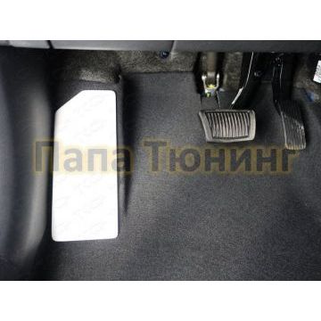 Накладка площадки левой ноги лист алюминий 4 мм ТСС для Kia Rio X-line 2017- Накладка площадки левой ноги лист алюминий 4 мм ТСС для Kia Rio X-line 2017-
