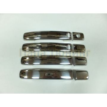 Накладки на 4 дверные ручки с отверстием для чипа Omsa_Line для Nissan Qashqai/Qashqai +2 2007-2014