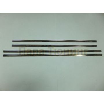 Нижние молдинги стекол 4 части Omsa_Line для Nissan Qashqai+2 2010-2014