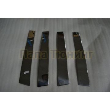 Молдинги дверных стоек 4 части Omsa_Line для Nissan Qashqai 2007-2014 Молдинги дверных стоек 4 части Omsa_Line для Nissan Qashqai 2007-2014