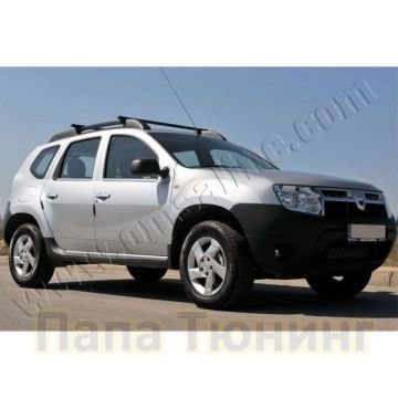 Накладки на 4 дверные ручки российская версия Omsa_Line для Renault Duster/Nissan Terrano 2011-