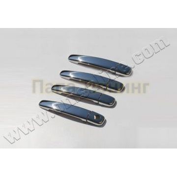 Накладки на 4 дверные ручки Omsa_Line для Peugeot 307 2005-2008