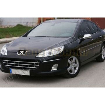Накладки на зеркала 2 части Omsa_Line для Peugeot 307/407 2004-2010