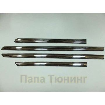 Молдинг дверной 4 части Omsa_Line для Peugeot 407 2004-2010