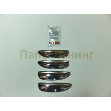 Накладки на 4 дверные ручки Omsa_Line для Renault Logan/Lada Largus 2004-