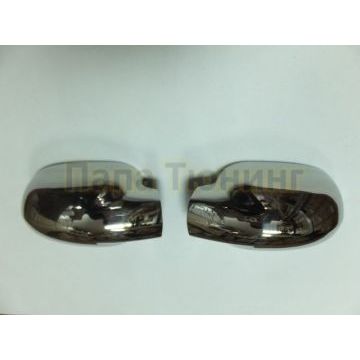 Накладки на зеркала 2 части Omsa_Line для Renault Logan 2004-2008