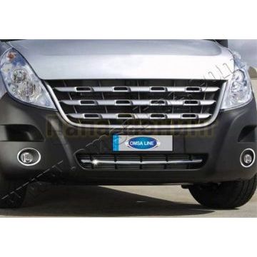 Окантовка противотуманных фар 2 части Omsa_Line для Renault Master 2010-