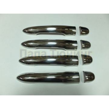 Накладки на 4 дверные ручки Omsa_Line для Renault Megane 2003-2009 Накладки на 4 дверные ручки Omsa_Line для Renault Megane 2003-2009