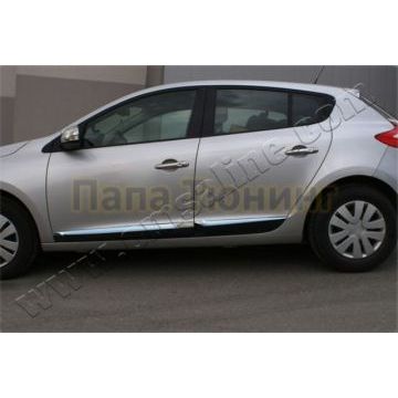 Молдинг дверной 4 части Omsa_Line для Renault Megane 2009-2015 Молдинг дверной 4 части Omsa_Line для Renault Megane 2009-2015