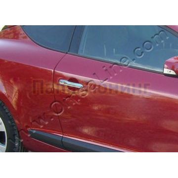Накладки на 2 дверные ручки с отверстием под сенсор Omsa_Line для Renault Megane 2009-2015 Накладки на 2 дверные ручки с отверстием под сенсор Omsa_Line для Renault Megane 2009-2015