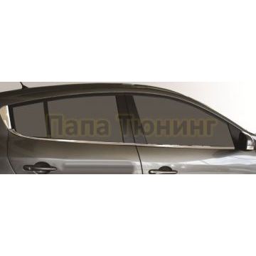 Нижние молдинги стекол 6 частей Omsa_Line для Renault Megane 2009-2015 Нижние молдинги стекол 6 частей Omsa_Line для Renault Megane 2009-2015