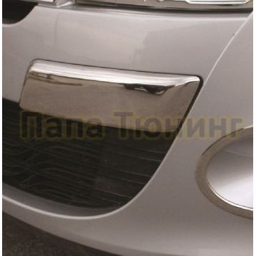 Накладки на передний бампер 2 части Omsa_Line для Renault Megane 2009-2015 Накладки на передний бампер 2 части Omsa_Line для Renault Megane 2009-2015