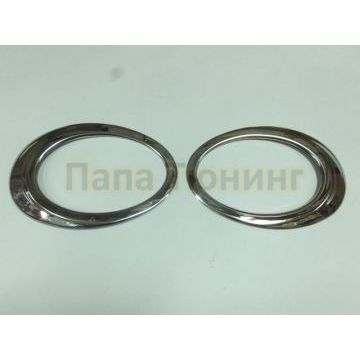 Окантовки противотуманных фар в бампер 2 части Omsa_Line для Renault Megane 2009-2015 Окантовки противотуманных фар в бампер 2 части Omsa_Line для Renault Megane 2009-2015