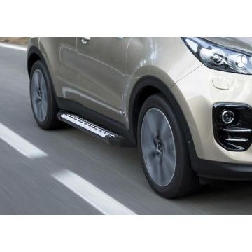 Пороги алюминиевые Rival BMW-Style для Hyundai Tucson 2015-2021/Kia Sportage 2015-2021