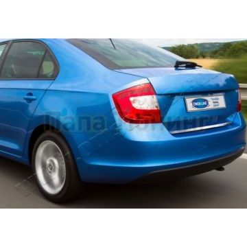 Накладка на нижнюю кромку крышки багажника 1 штука Omsa_Line для Skoda Rapid 2014- Накладка на нижнюю кромку крышки багажника 1 штука Omsa_Line для Skoda Rapid 2014-