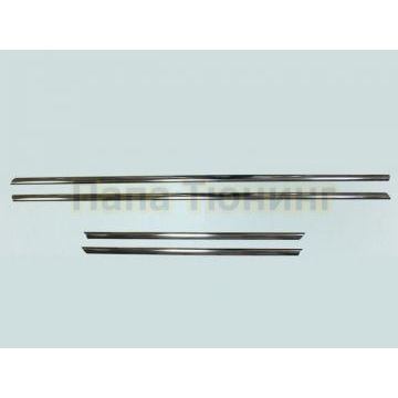 Боковые молдинги на кузов автомобиля 4 части Omsa_Line для SsangYong Actyon Sports/Kyron 2007-2015 Боковые молдинги на кузов автомобиля 4 части Omsa_Line для SsangYong Actyon Sports/Kyron 2007-2015