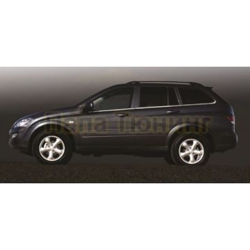 Молдинги на стекла дверей 6 частей Omsa_Line для Ssangyong Kyron 2007-2015 Молдинги на стекла дверей 6 частей Omsa_Line для Ssangyong Kyron 2007-2015