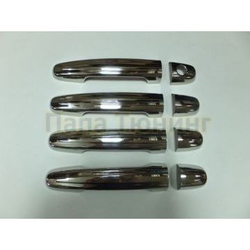 Накладки на 4 дверные ручки Omsa_Line для Toyota Auris 2007-2012 Накладки на 4 дверные ручки Omsa_Line для Toyota Auris 2007-2012