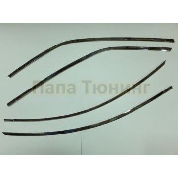 Верхние молдинги стекол 4 части Omsa_Line для Toyota Corolla 2013-