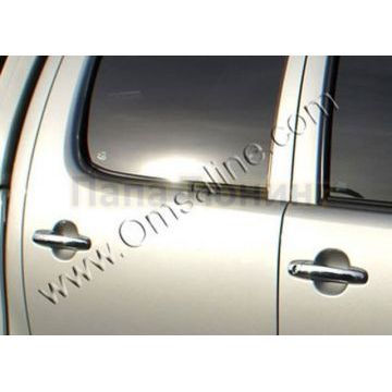 Накладки на 4 дверные ручки Omsa_Line для Toyota Hilux 2005-2009